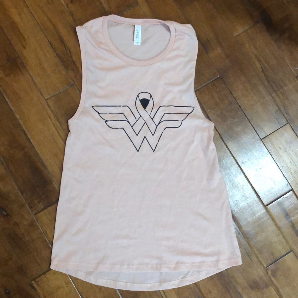 Breast cancer awareness Wonder Woman Tank